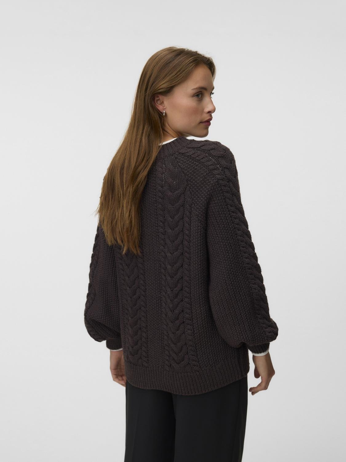 AWTOA Pullover - Chocolate Torte - VERO MODA & VILA Bergvik